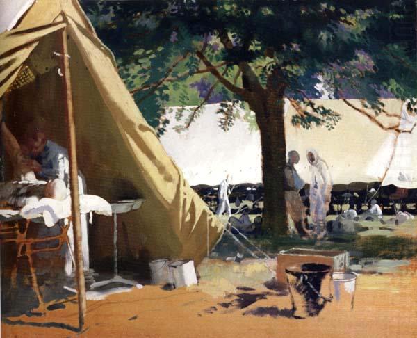 German Sick,Captured at Messines,in a Canadian Hospital, Sir William Orpen